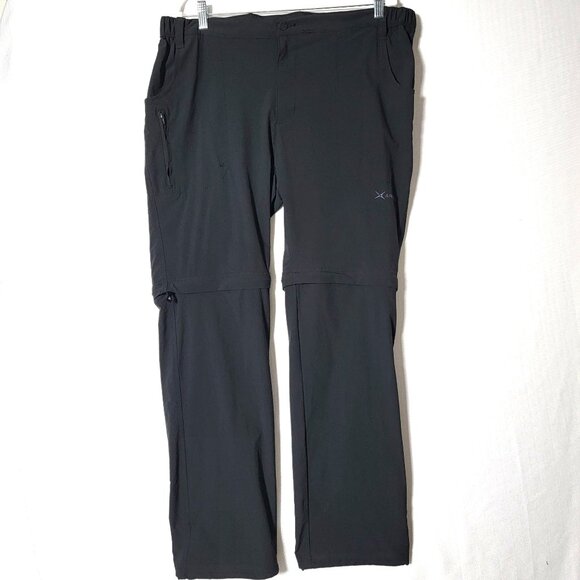 Arctix Womens Convertible Hiking Trail Pants Size X Large Black Nylon Spandex - Picture 1 of 16
